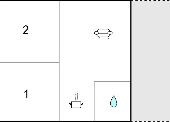 2 Bedroom Awesome In 아파트 *